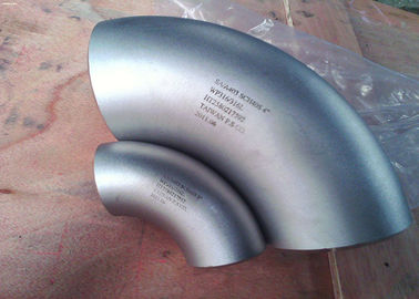 304 321 316 Stainless Steel Fittings , Sms 316l SS 90 Degree Elbow For pipeline