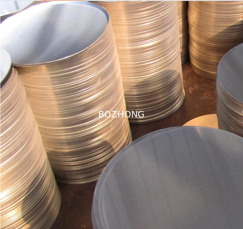 1050 / 1060 / 1100 / 1070 / 1200 /3002 / 3003 Aluminium Discs Circles With Polished Bright Surface High Strength
